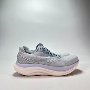 Saucony Triumph 23 Gray Lavender Running Sneakers S11024-232 Womens Size 8.5